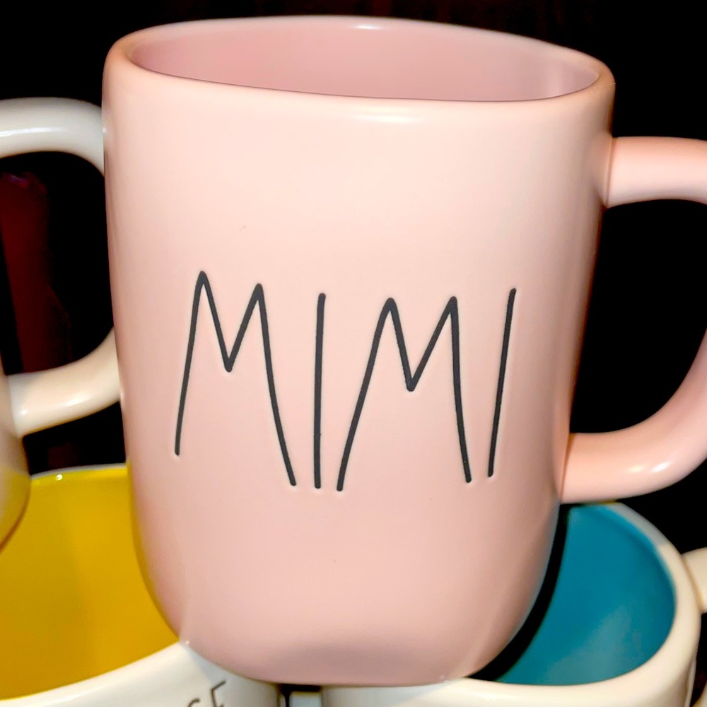 Rae Dunn pink MIMI mug